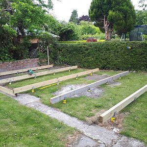 laying out the floor frame