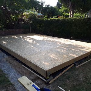 shed sub floor complete