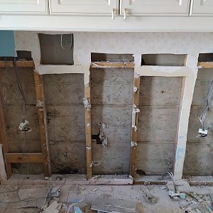 4 - before removing plaster board