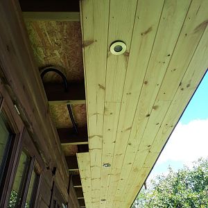 cladding front overhang