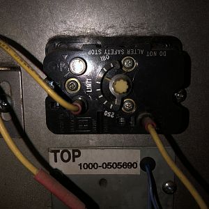 on JS55-65 (mounted upside down!)