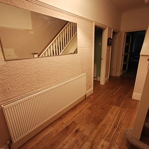 Hall towards kitchen and living rooms