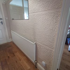 Hall towards front door internal wall