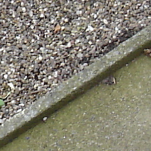 Concrete Lip Retaining Gravel