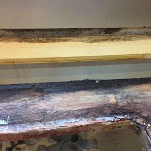 Failure to oil the underside of a solid oak worktop 3