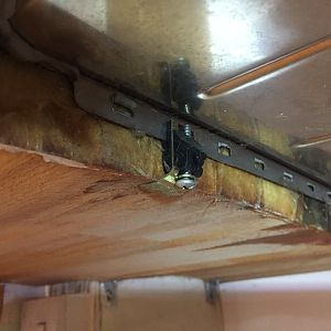 Failure to oil the underside of a solid oak worktop 4
