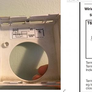 Honeywell T6360B Wiring