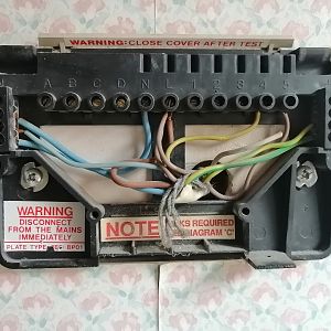 Potterton EP-4000 Backplate