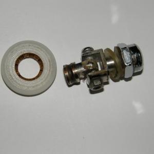 Broken door roller