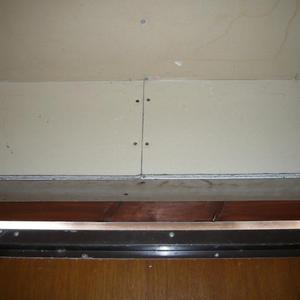 Box section above door