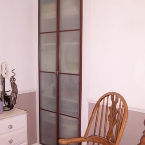 ikea doors on alcove