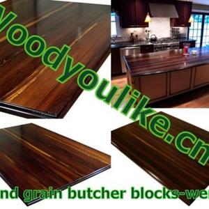 Worktops Am. Black Walnut wood block Worktops Am.