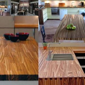 Worktops Am. Black Walnut wood block Worktops Am.