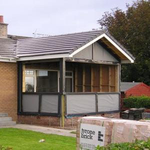 roof tiled, facings and barges