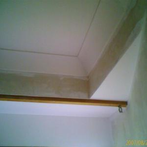 under view of boxed in pipes