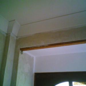 left hand side of front door