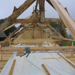 Temporary floor down