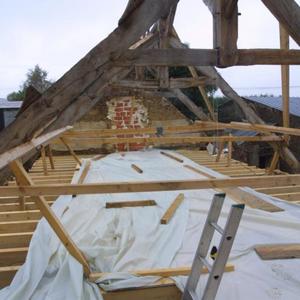 Temporary floor down