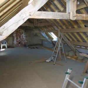 Upstairs weather-tight