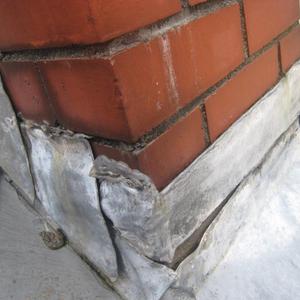 8. close up of old flashing- now replaced