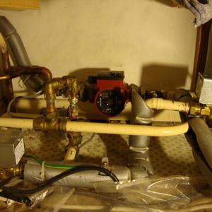 View inside the airing cupboard