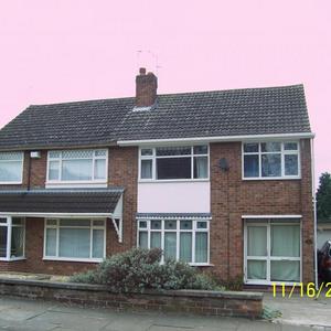 Semi next to concrete