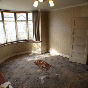 Front Living Room On First Day we Moved in