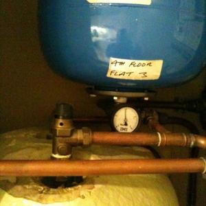 discharge (with 2 bends)