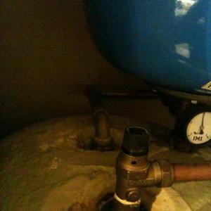 hot water out (back)