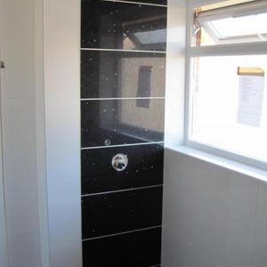 Tiles after grouting