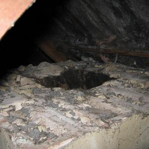 It's holding this up, looks like it used to c