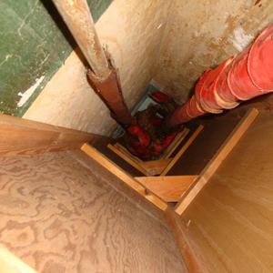 2 pipes lagged these are to cylinder