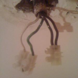 Existing ceiling connection