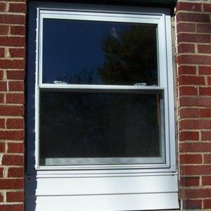 Exterior of window