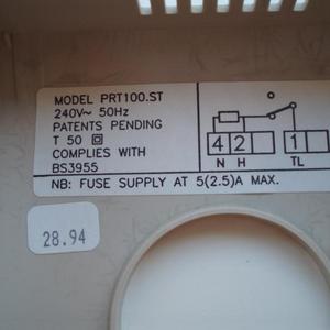 Potterton PRT100 wiring diagram