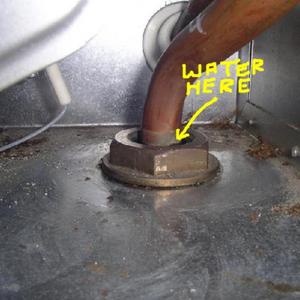 Pump outlet gland nut