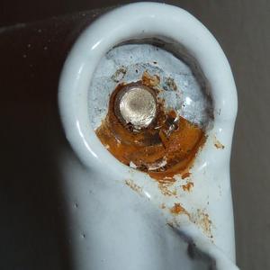 sheared off bleed nipple