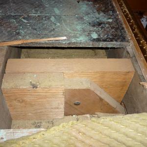 How the stairs are anchored