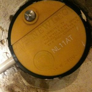 The input at the top of the tank