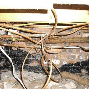 Valves installation mess