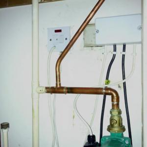 Top of Heating Pipe Work