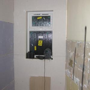 New windos and plasterboards