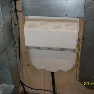 Intake of modern block of flats