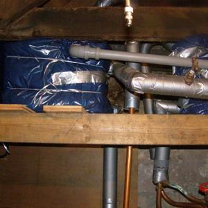 no hot water but hot rads