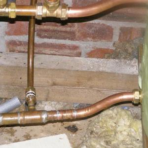 no hot water but hot rads