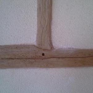 Mono, stone, oak beam effects