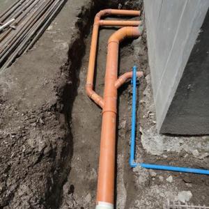 Plumbing from my garage