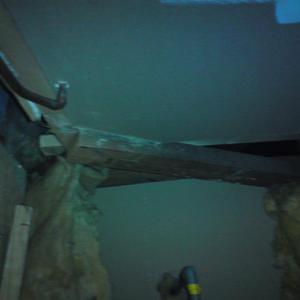 raised floor suppored by the roof beams