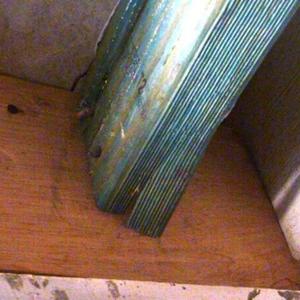 Where new joist ends