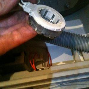 Tachometer cap taken off